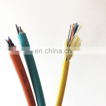 multi core OM1 OM2 OM3 OM4 multi mode indoor tight buffered fiber optic cable with FRP strength member