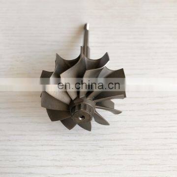 TD04HLR reverse  45.65/52mm 11 blades turbine shaft /turbo wheel /turbo shaft