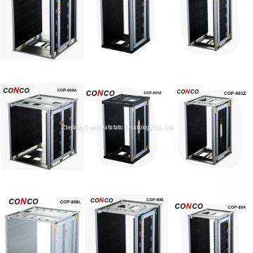 esd smt pcb magazine rack , antistatic pcb storage racks for smt line