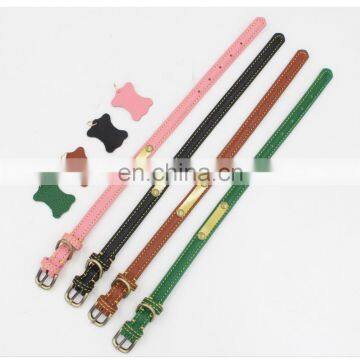 Double Layer Lichee Pattern Retro Leather Pet Collar Leash Training Dog Pulling Rope Pet Neck Chain Pet Supplies photo-7