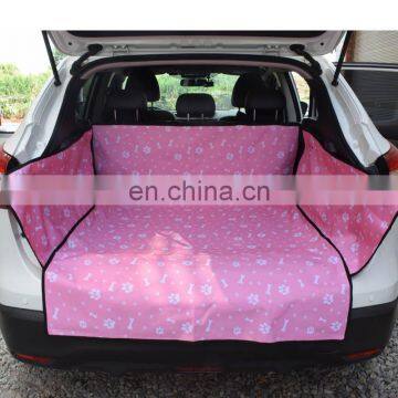 Wholesale Customized Print Bone Pattern Waterproof Dog Car Seat Cover SUV Dog Mat photo-4