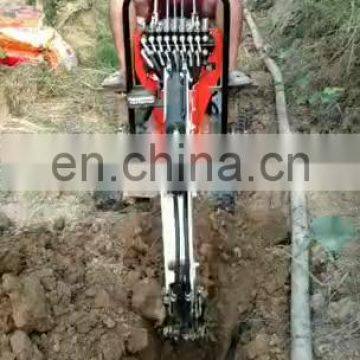 0.8 ton digger hydraulic cylinder towable mini excavator backhoe for sale