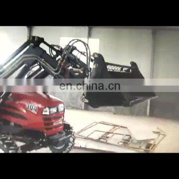 Farm tractor attached TZ-8 series mini  front end loader for sale