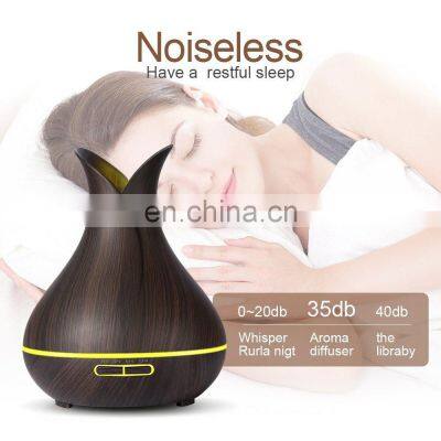 Home Appliance Wooden Grain Aroma Diffuser Mini Humidifier Air Purifier Oil Diffuser Aroma Essential photo-5