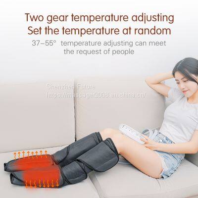 Portable Rechargeable Battery Paralysis Equipment Sports Relax Recovery Air Compression Leg Massager with 6 Chamber