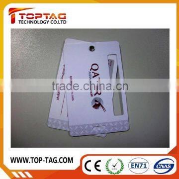 Plastic Luggage Tag for Qatar Airline