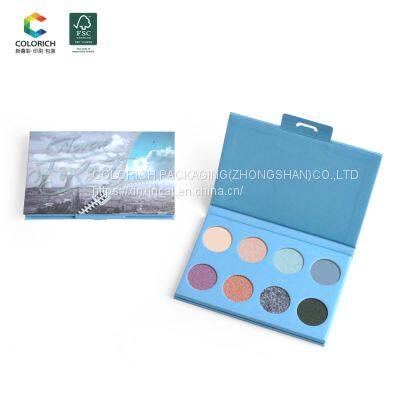 Free Sample Makeup Cosmetics Fashion Color Eyeshadow Palette Magnetic Packaging Box Eye Shadow Palette photo-5