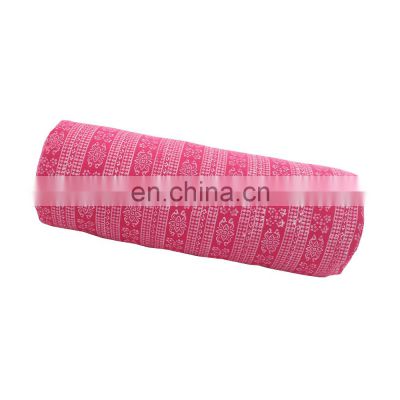 2021 Hottest Purchase New Latest Design Block Printed Best Yoga Bolster Pillow Indian Supplier