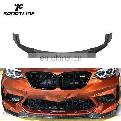 Carbon Fiber F87 M2C Front Valance Lip for BMW M2 Competition 2019-2020