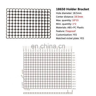 Customized Size 18650 21700 26650 32650 Battery Bracket Holder Battery Holder for Lithium Cell photo-3