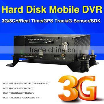 3G Real Time HDD Mdvr G-Sensor GPS Track Dvr Veicular Mdvr