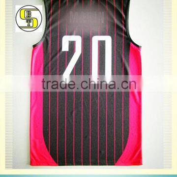 Fashion Custom 100% Ployester New Style Basketball Singlet photo-2