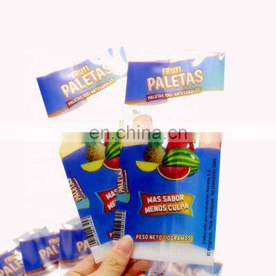 Custom printed heat seal plastic ice cream bags popsicle plastic wrappers popsicle packaging bag