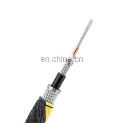 Subsea fiber optic cable 6core black subsea fiber optic cable 2-24core subsea fiber optic cable