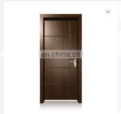 soundproof  custom modern white  flush panel interior bedroom hotel wooden doors