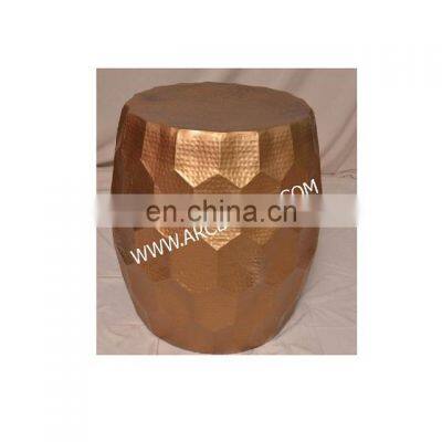 copper antique hammered fancy metal stool