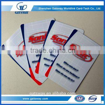 Plastic RFID PVC UHF Card for Access control