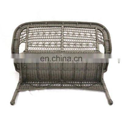Factory Supply Pe Rattan Wicker Loveseat Patio Garden Furniture For Indoor & Outdoor photo-4