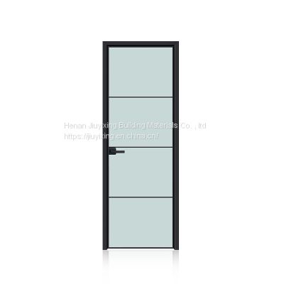 Windproof Residential Interior Aluminum Swing Glass Doors