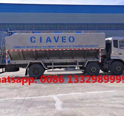 Dongfeng Tianjin 6*2 LHD 10 Wheels 30cbm Bulk Feed Transported Truck for Sale photo-4