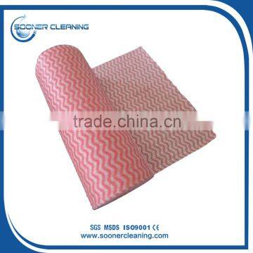 [soonerclean] Polyester Viscose Waveline Fabric