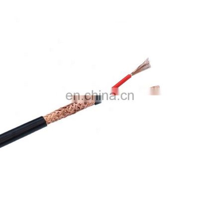 Copper Braid Screened Electric wire with 300/300 V  insulated PVC sheathed shielded 4 cores 1.5mm 2.5mm 4mm wire and cable