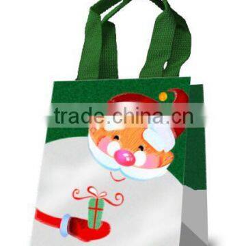 Christmas Gift Bag Made of Art Paper, Paper Bag OEM Acceptable