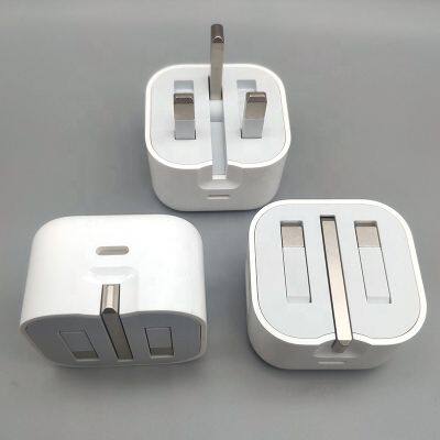 2021 Factory Fast Chargers 12v 3 Pin 18w 20w Usb-c Power Battery Charger for Mobile Phone Charger photo-4