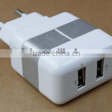 2100mA 2 Port USB Travel Charger dual usb charger