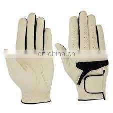 Customized Cabretta Leather Golf Gloves Anti Slip Particle Soft Sheepskin Leather Golf Glove With Multi Color photo-3