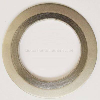 ASME B16.5 Flange SS Spiral Wound Gasket CG Type With Outer Rings photo-2