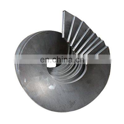 Shaftless helicoid screw flight auger flight for conveyor machine