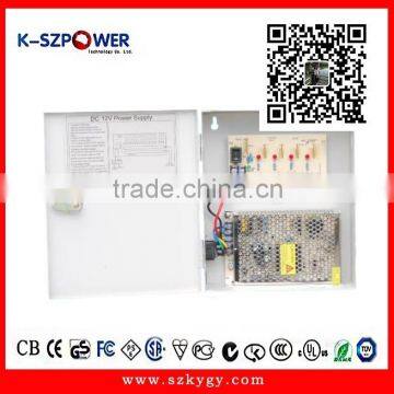 2015 K-77 k YGY 12V 3A power supply box with 4 CH for CCTV camera