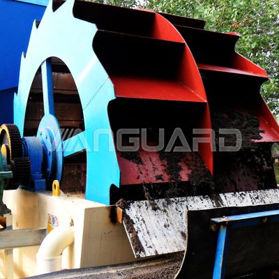 China Hot Sale Wheel Bucket Sand Washer Sand Washing Equipment