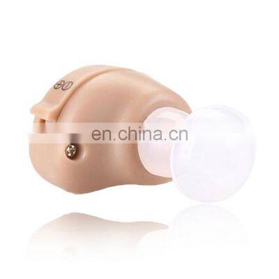 Good Sale Medical Earphone Small Sound Amplifier Good Sale Price High Precision Hearing Aid With Pvc Wire Gift Box 200-4000hz