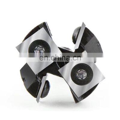 LIVTER Carbide Inserts Spoilboard Surfacing Router Bit 1-1/2'' Dia. x 1/2'' H x 1/2'' Shank CNC Router Bits photo-4