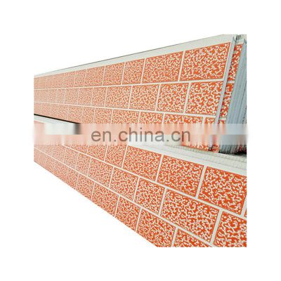 Easy to install PU Sandwich exterior wall panels for houses building