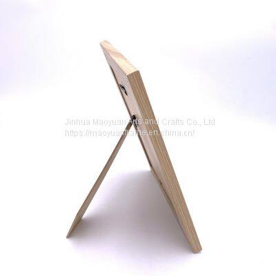 Simple Custom 6 7 8 Inch Log Color Wide Edge Photo Frame for Home and Office Decoration photo-4
