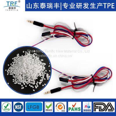 Custom Color Halogen Free Flame Retardant TPE Raw Materials for Plugs and Connectors photo-4