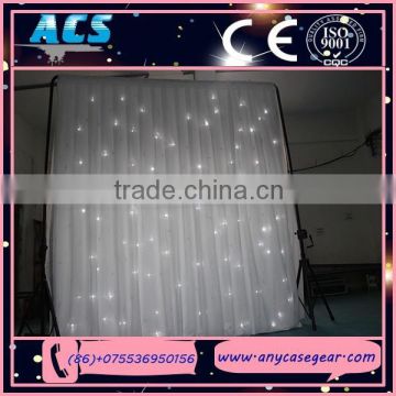 AC Beauty Wedding Club DJ High Quality Led Star Cloth Curtain