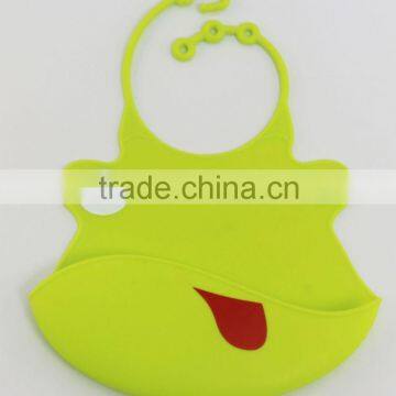 Cute Animal printed plain white baby bibs wholesale