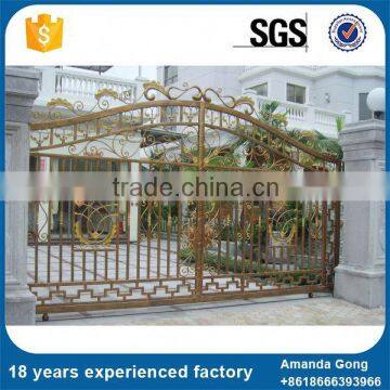 A Variety Of Capacity High Security Galvanized Steel Wrought Garden Iron Gate photo-2