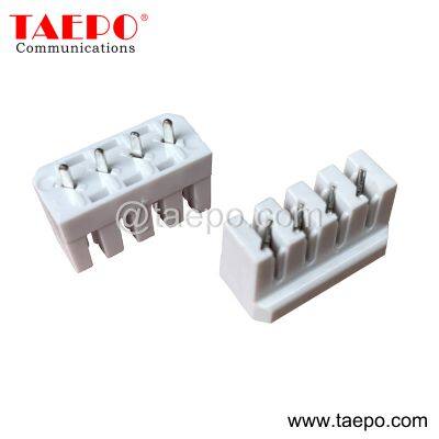 Sample Free 4 pins 110 idc connector telephone wire PCB connection module for terminal block with RoHS Certificate
