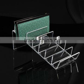 Acrylic Step Wallet Display Stand Purse Display Wallet Holder Purse Holder photo-3