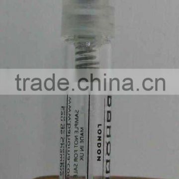 Sprayer glass vial