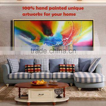 modern furniture decorative European styles wall art canvas abstract oil painting for living room