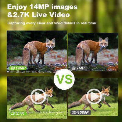 Ringsee Wildlife Wireless Forest 4G Hunting Security Camera Farm Camouflage Trail Cameras America Cell Trail Hunting Camera photo-4
