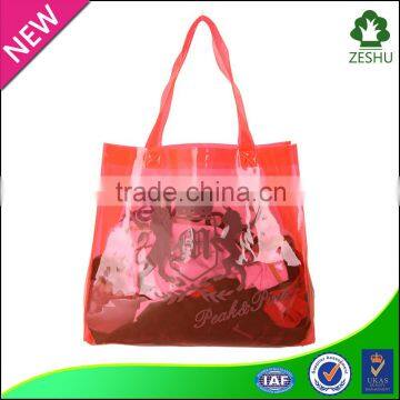 Custom printed clear plastic gift bag