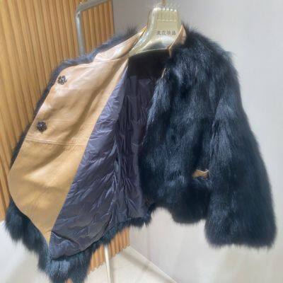 Fox Fur Coat, Belly Fur, Real Fur, Short Fur photo-3