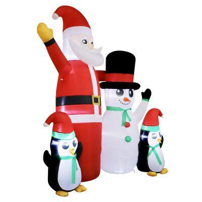 Christmas Decoration With Inflatable Santa Claus – Perfect for Xmas Decor photo-3